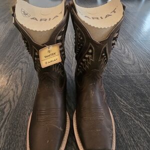 Ariat Boys Dark Brown VentTEK Western Boots